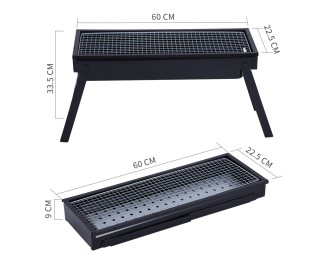 Outdoor BBQ charcoal portable barbecue rack